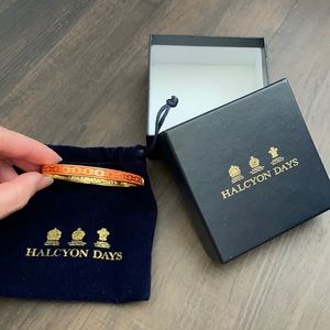 Halcyon Days hinged bangle bracelet